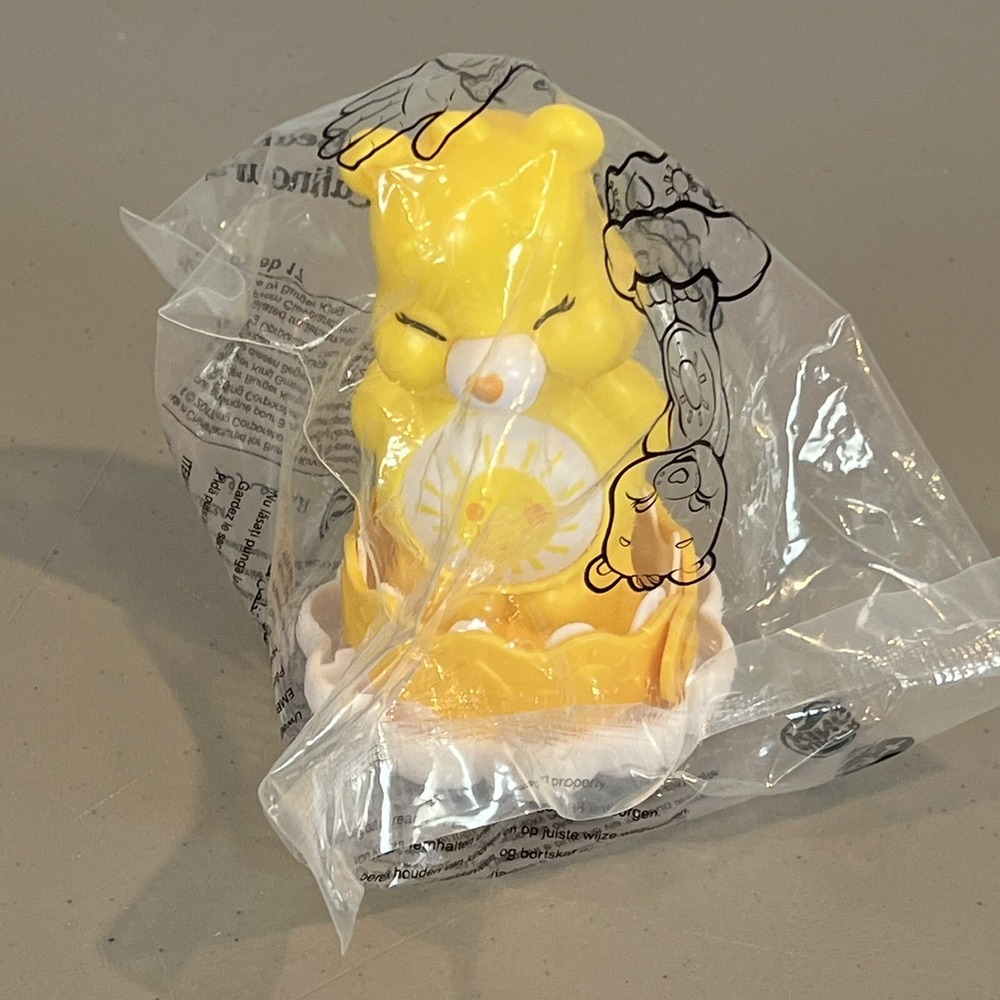 Care Bears Burger King Sunshine Bear Kids Meal Toy Sealed